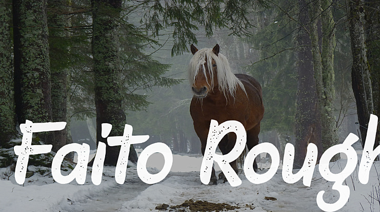 Faito Rough Font