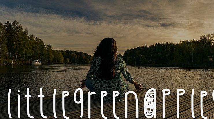 LittleGreenApples Font