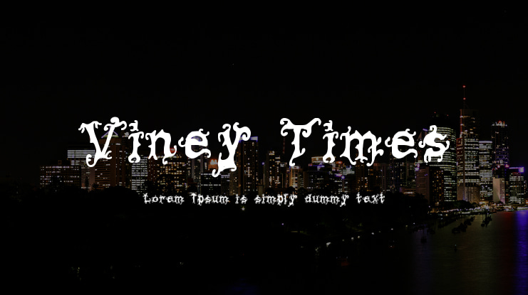 Viney Times Font