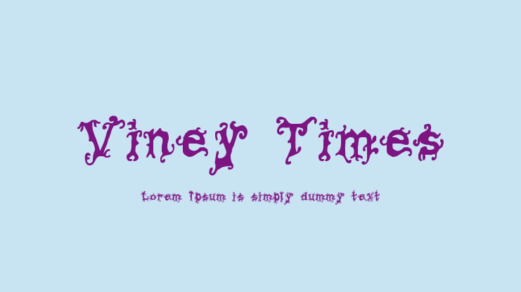 Viney Times Font