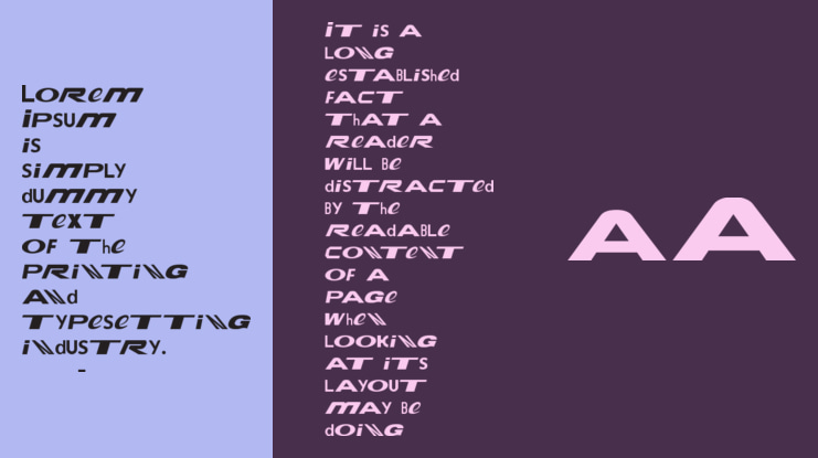 Le Tour de Fonts Font