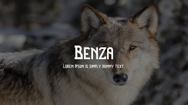 Benza Font