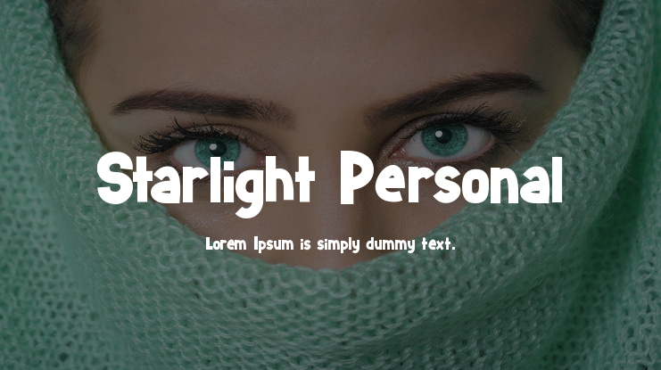 Starlight Personal Font