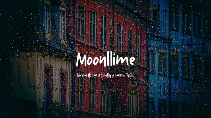 Moonllime Font