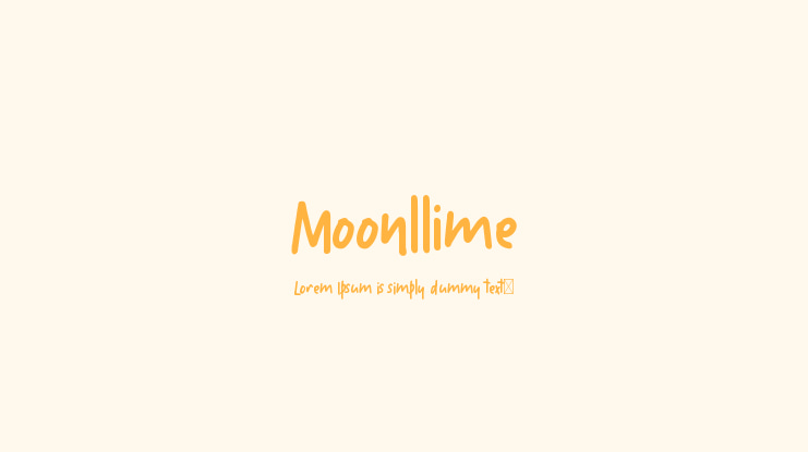 Moonllime Font