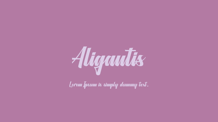 Aligantis Font