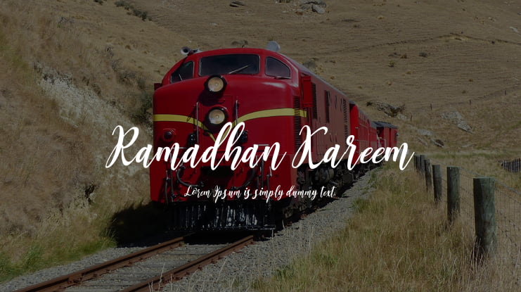 Ramadhan Kareem Font
