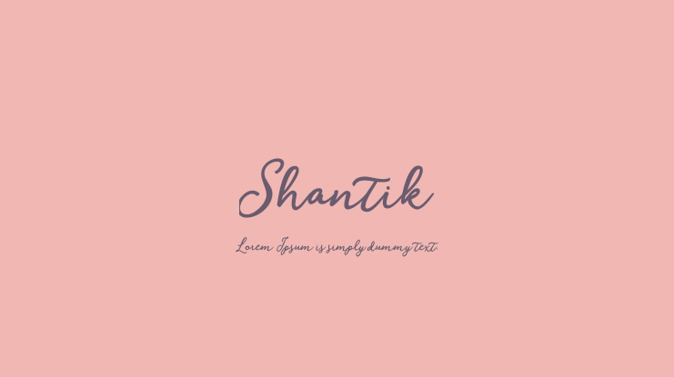 Shantik Font