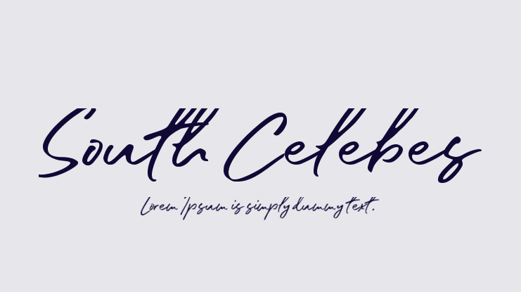 South Celebes Font