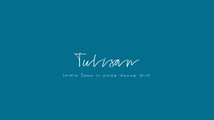 Tulisan Font