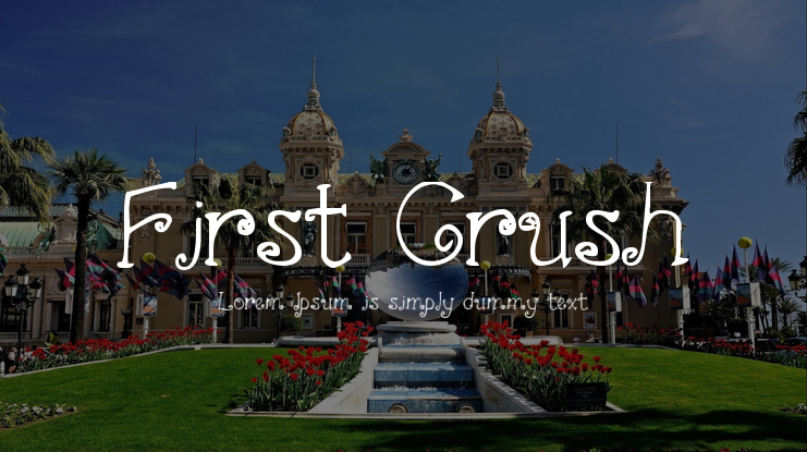 First Crush Font