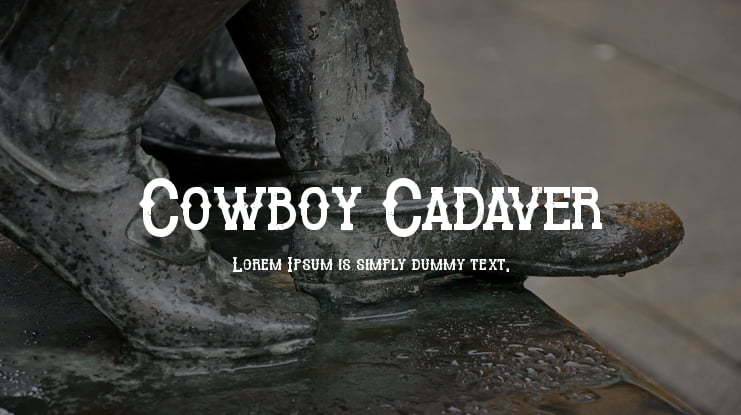 Cowboy Cadaver Font