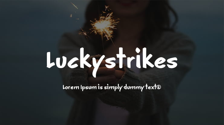 Luckystrikes Font