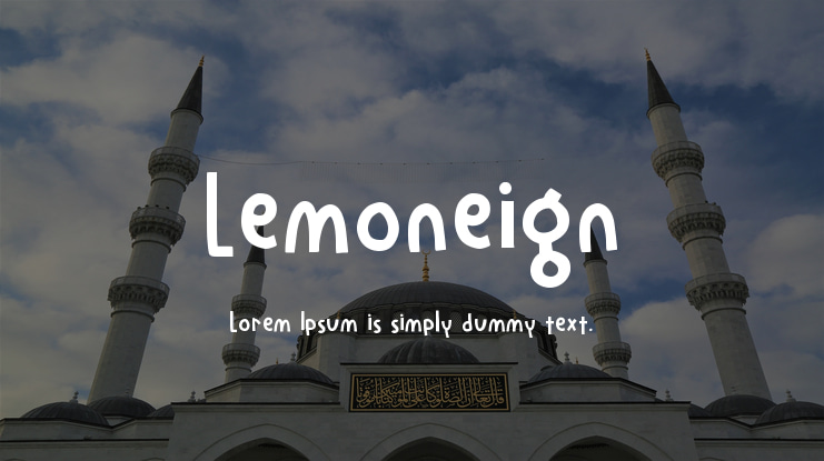Lemoneign Font