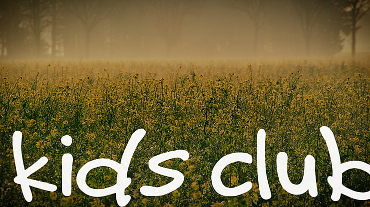 Kids Club Font
