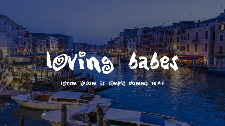 Loving Babes Font