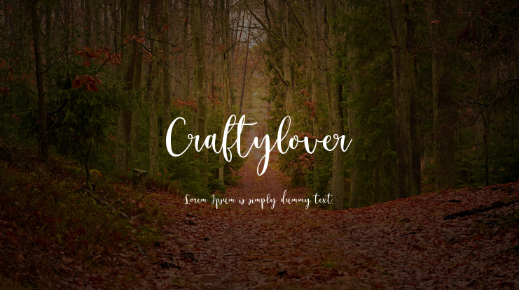 Craftylover Font