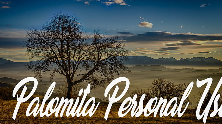 Palomita Personal Use Font