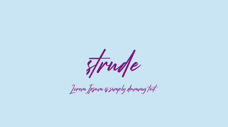 strude Font