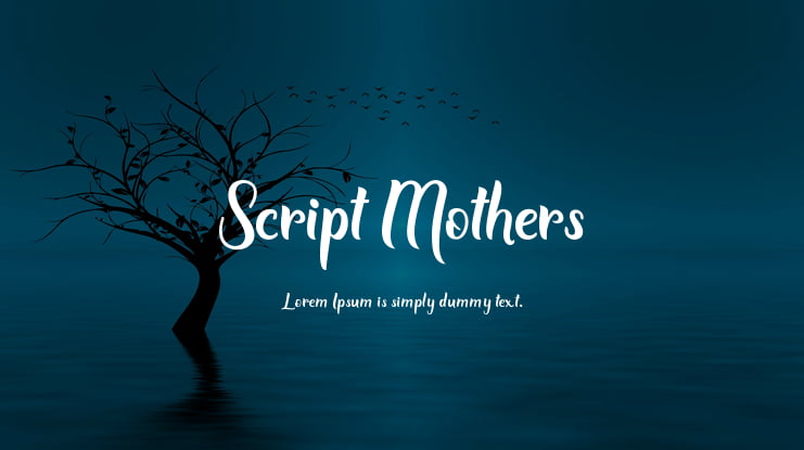 Script Mothers Font
