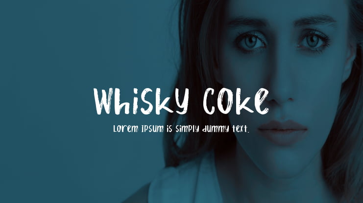Whisky Coke Font
