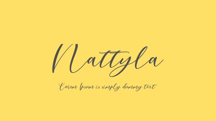 Nattyla Font