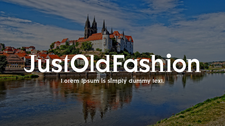 JustOldFashion Font