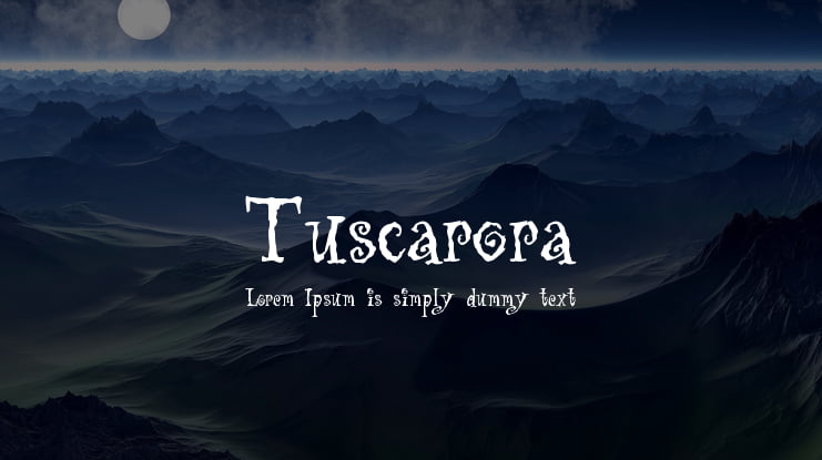 Tuscarora Font