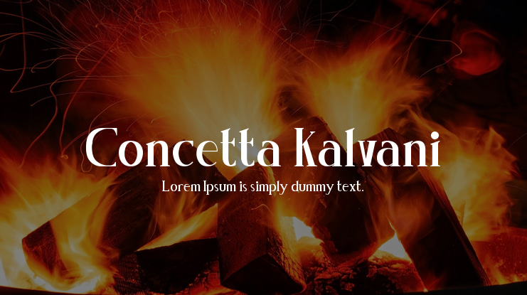 Concetta Kalvani Font