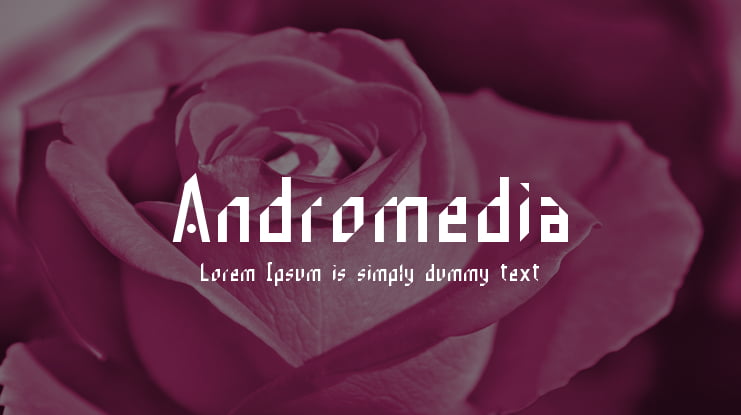 Andromedia Font