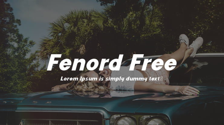 Fenord Free Font Family