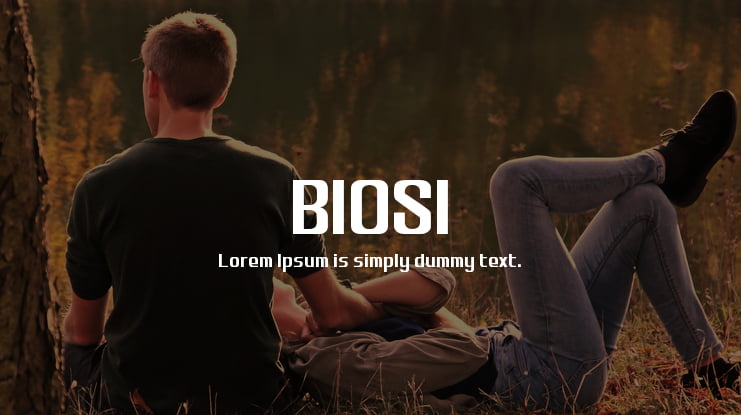 BIOSI Font