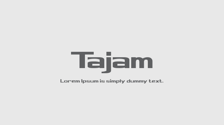 Tajam Font