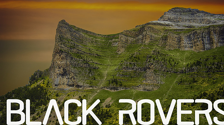 black rovers Font