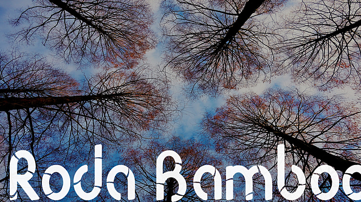 Roda Bamboo Font