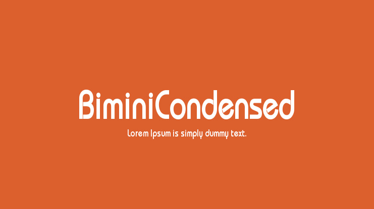 BiminiCondensed Font