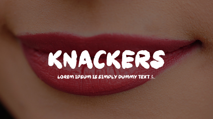 Knackers Font