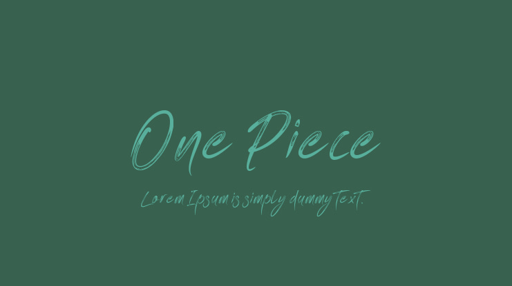 One Piece Font