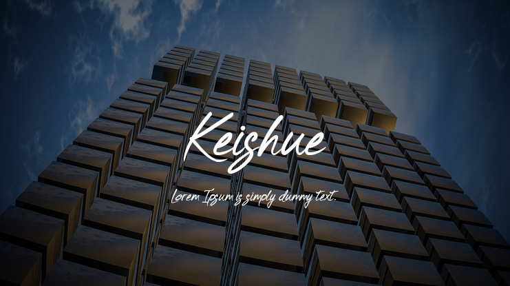 Keishue Font