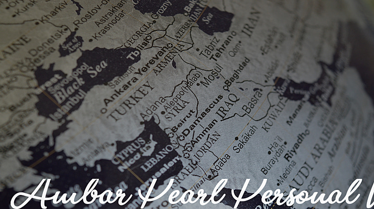 Ambar Pearl Personal Use Font