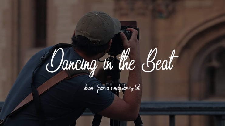 Dancing in the Beat Font