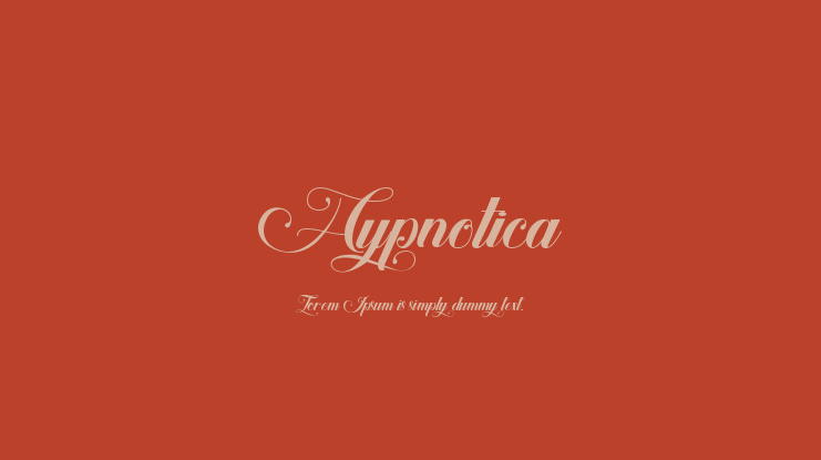 Hypnotica Font