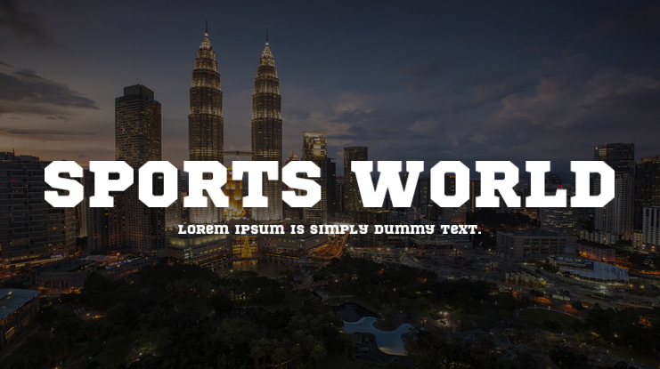 Sports World Font