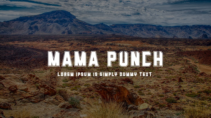 Mama Punch Font