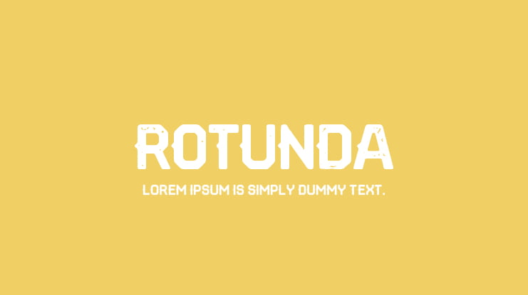 Rotunda Font