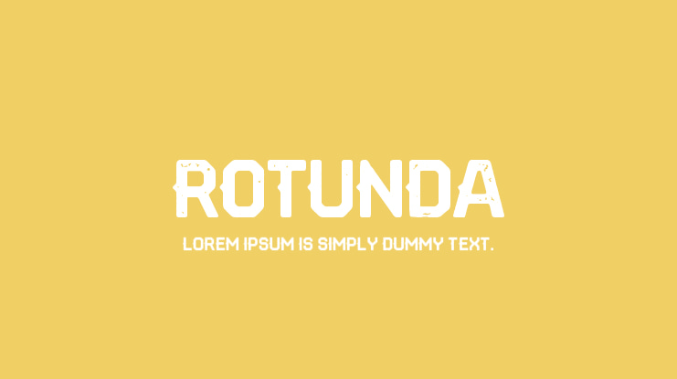 Rotunda Font