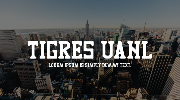 TIGRES UANL Font