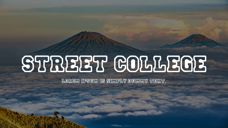 Street College Font