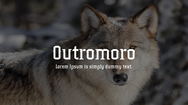 Outromoro Font