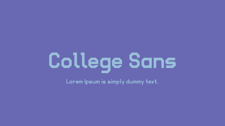 College Sans Font